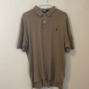 POLO tan/brown shirt